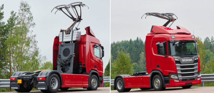 Dhl testa in Germania il primo camion elettrico collegato alla linea aerea