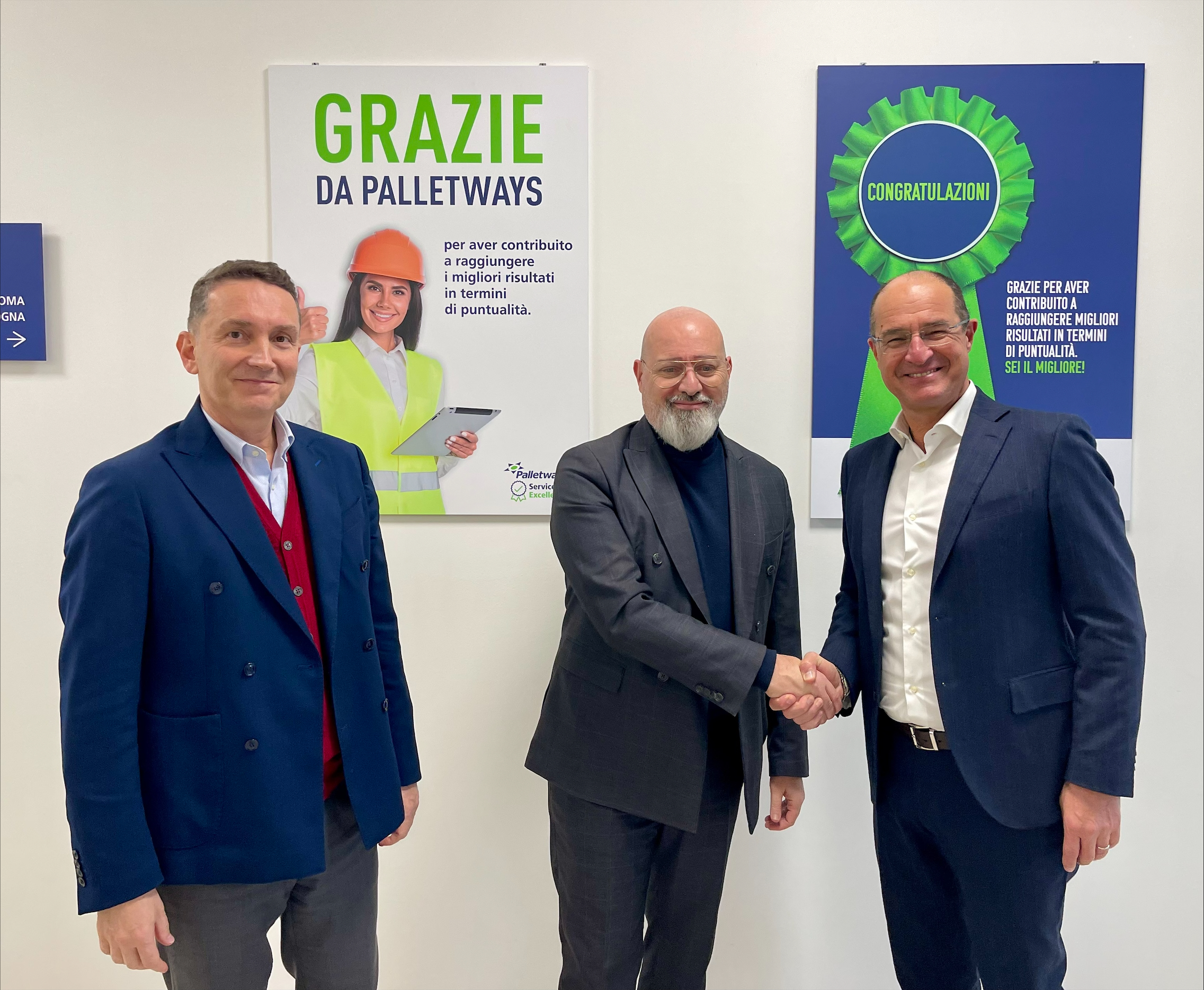 Palletways Italia accoglie il presidente della Regione Emilia-Romagna nella nuova sede a Sala Bolognese