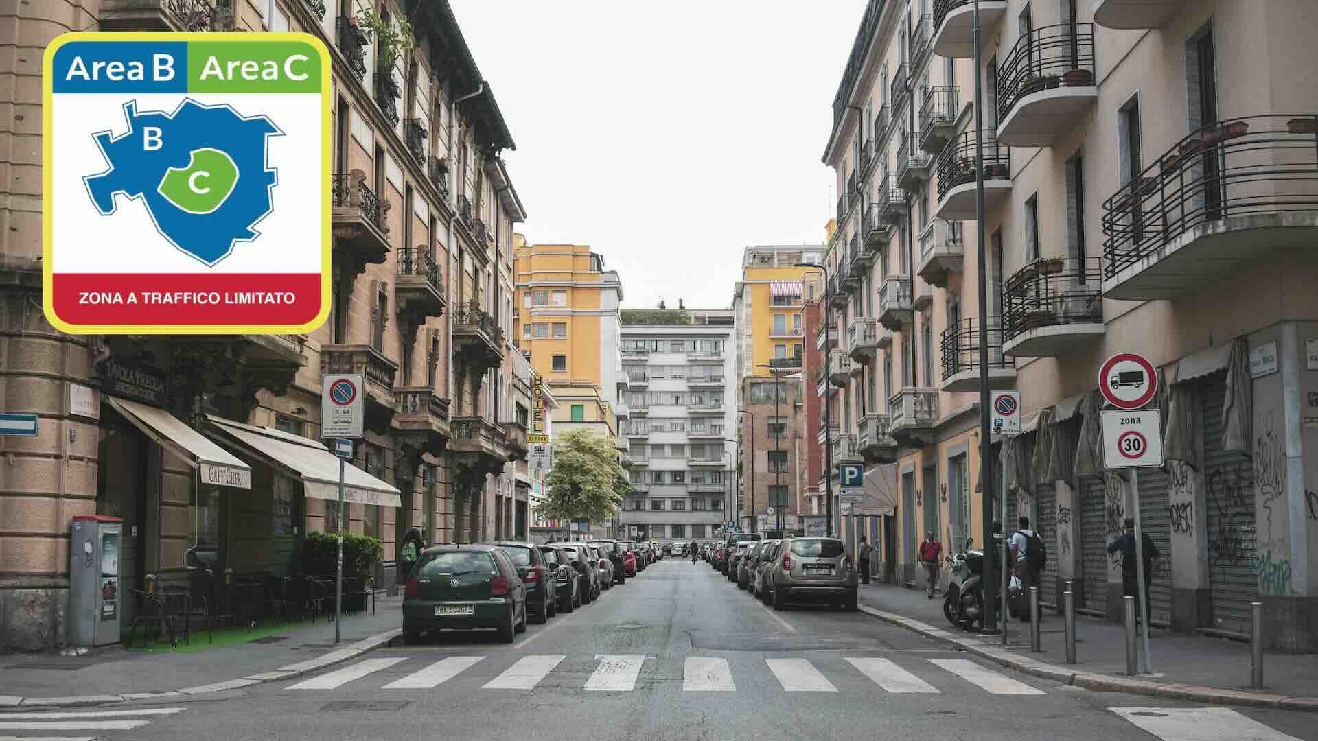 Area B Milano ingresso dal 16 giugno 2024