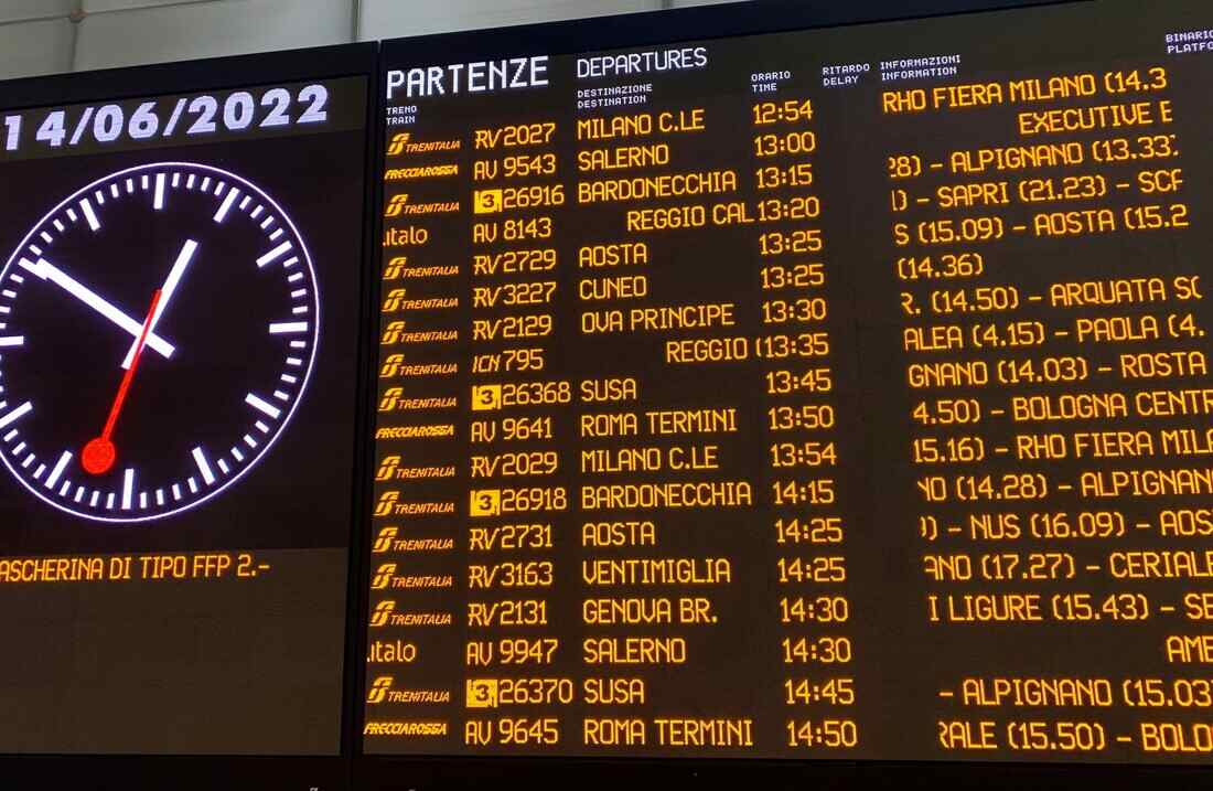 Ritardo di 100 minuti treno Alta velocità Milano-Roma: l’ipotesi di una bravata di un passeggero