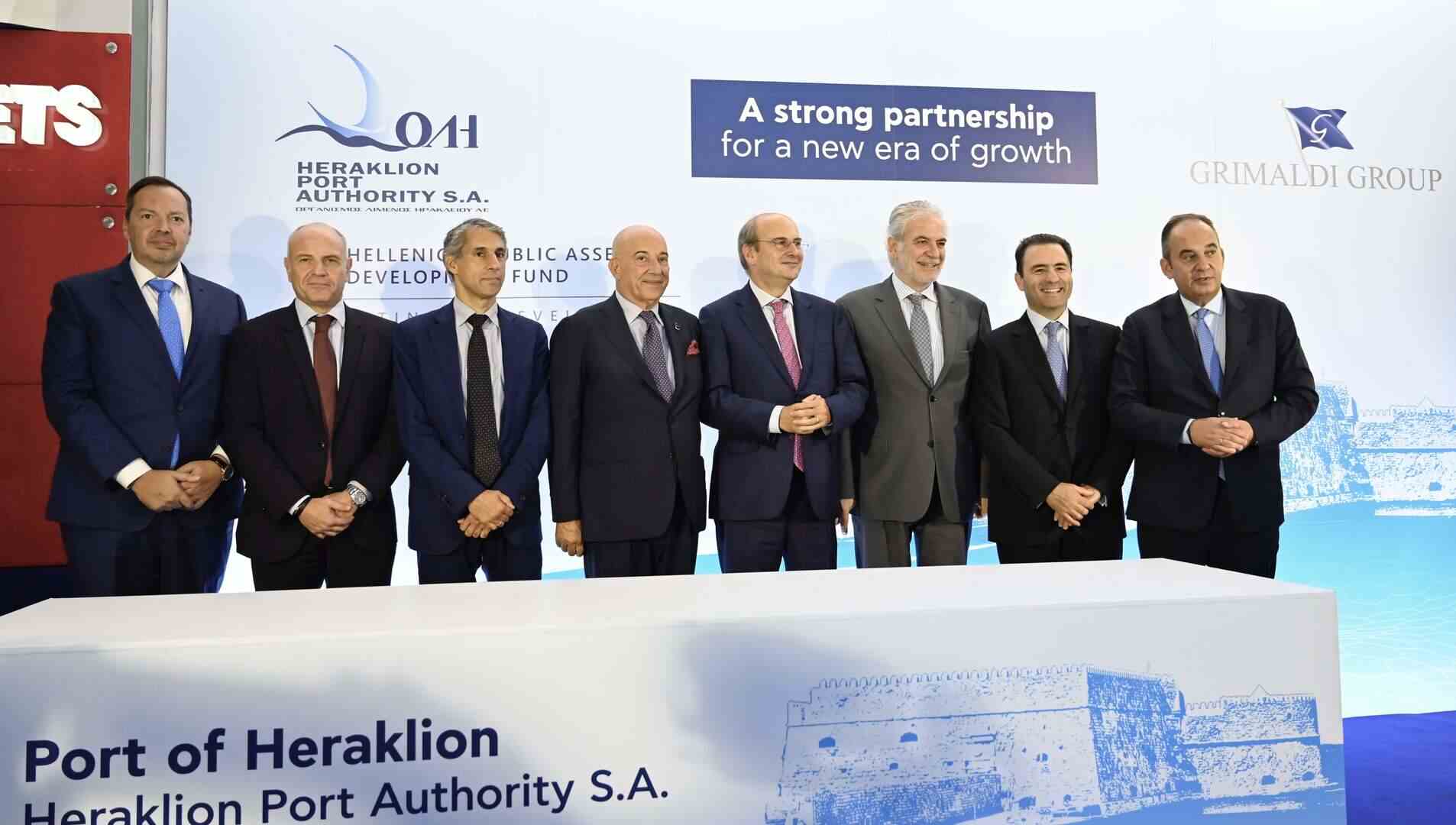 Grimaldi completa l’acquisizione della maggioranza del porto di Heraklion in Grecia