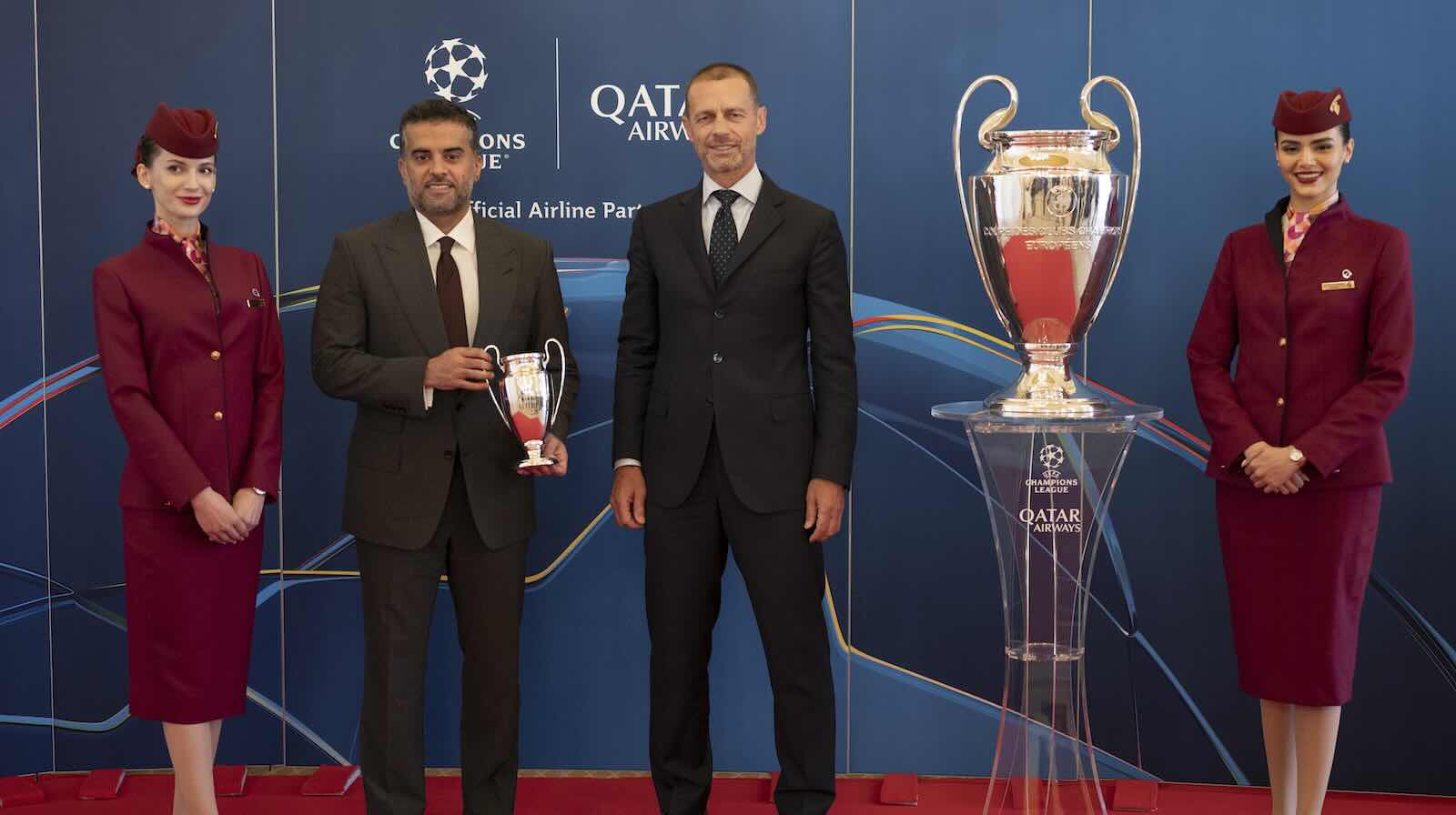 UEFA Champions League, Qatar Airways è la compagnia aerea ufficiale