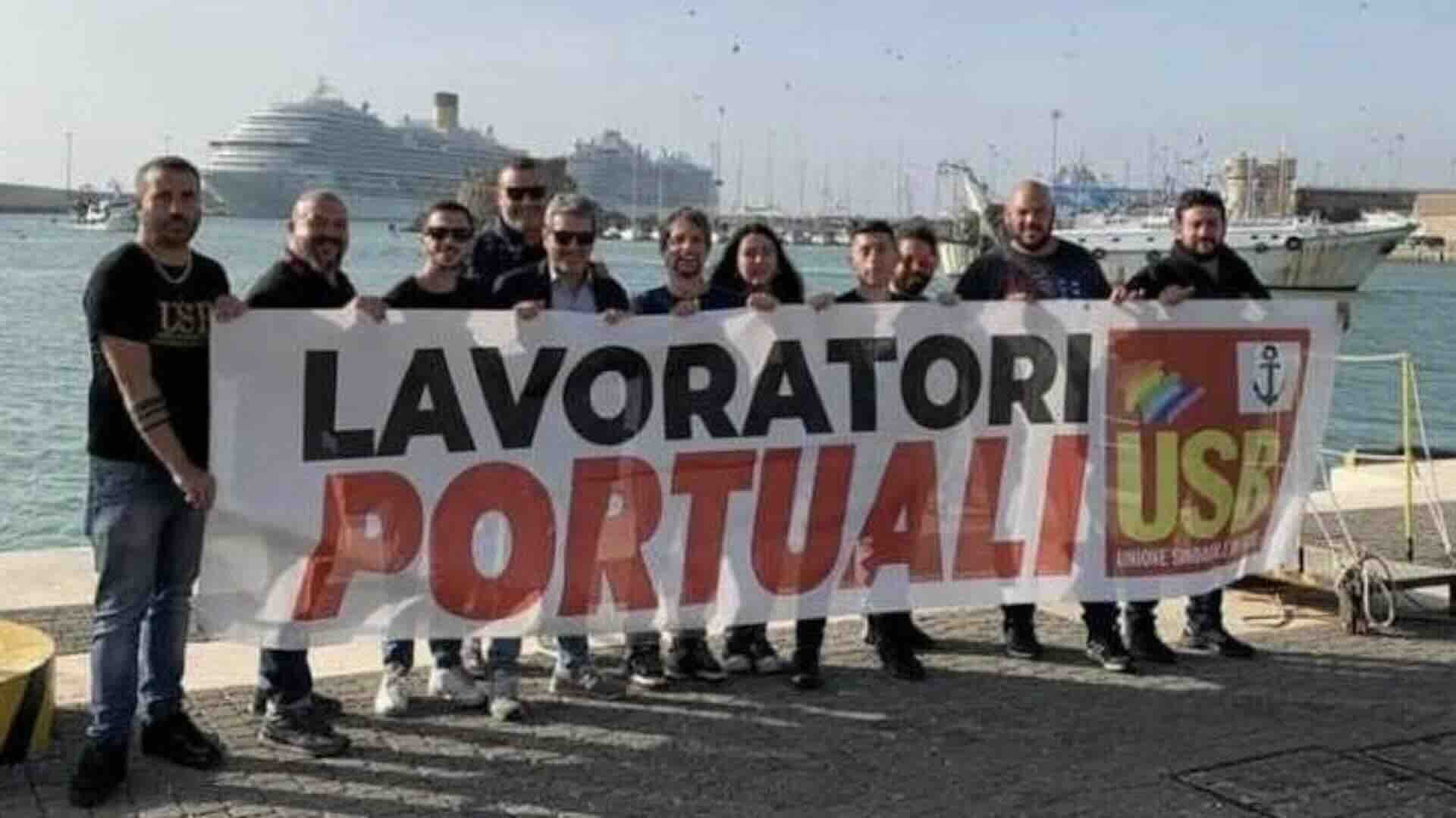 Sciopero porti, il 16 ottobre 2024 fermi i lavoratori portuali USB