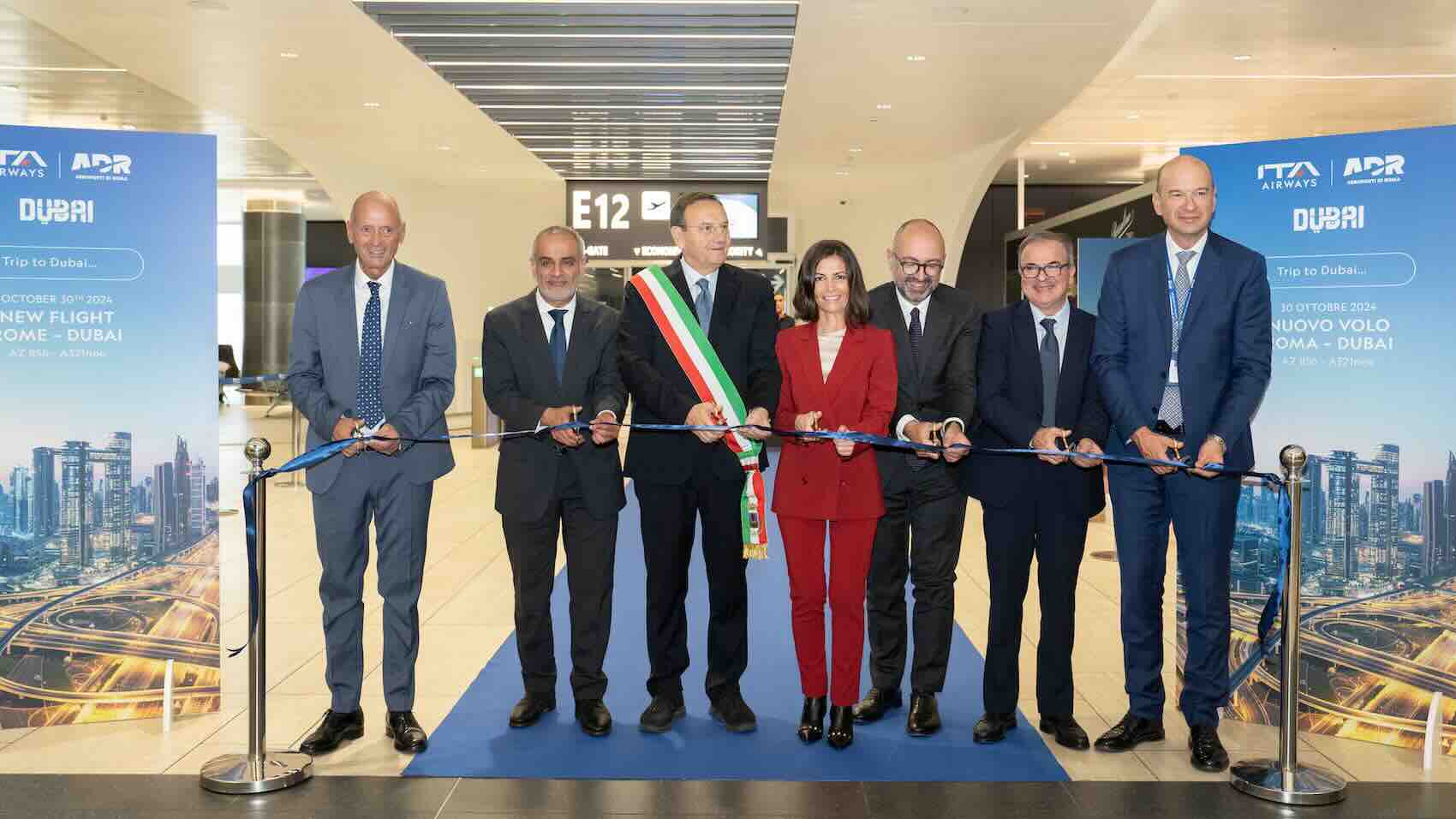 Aeroporto di Roma: ITA Airways inaugura un volo diretto per Dubai