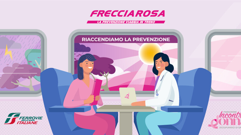 Frecciarosa 2024, consulenze oncologiche a bordo treno