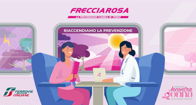 Frecciarosa 2024, consulenze oncologiche a bordo treno