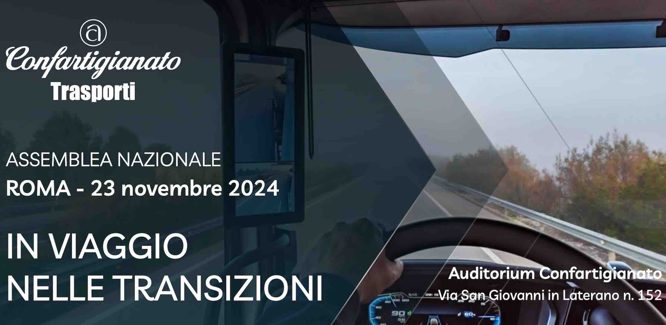 Il Ministro Matteo Salvini all’assemblea di Confartigianato Trasporti il 23 novembre 2024