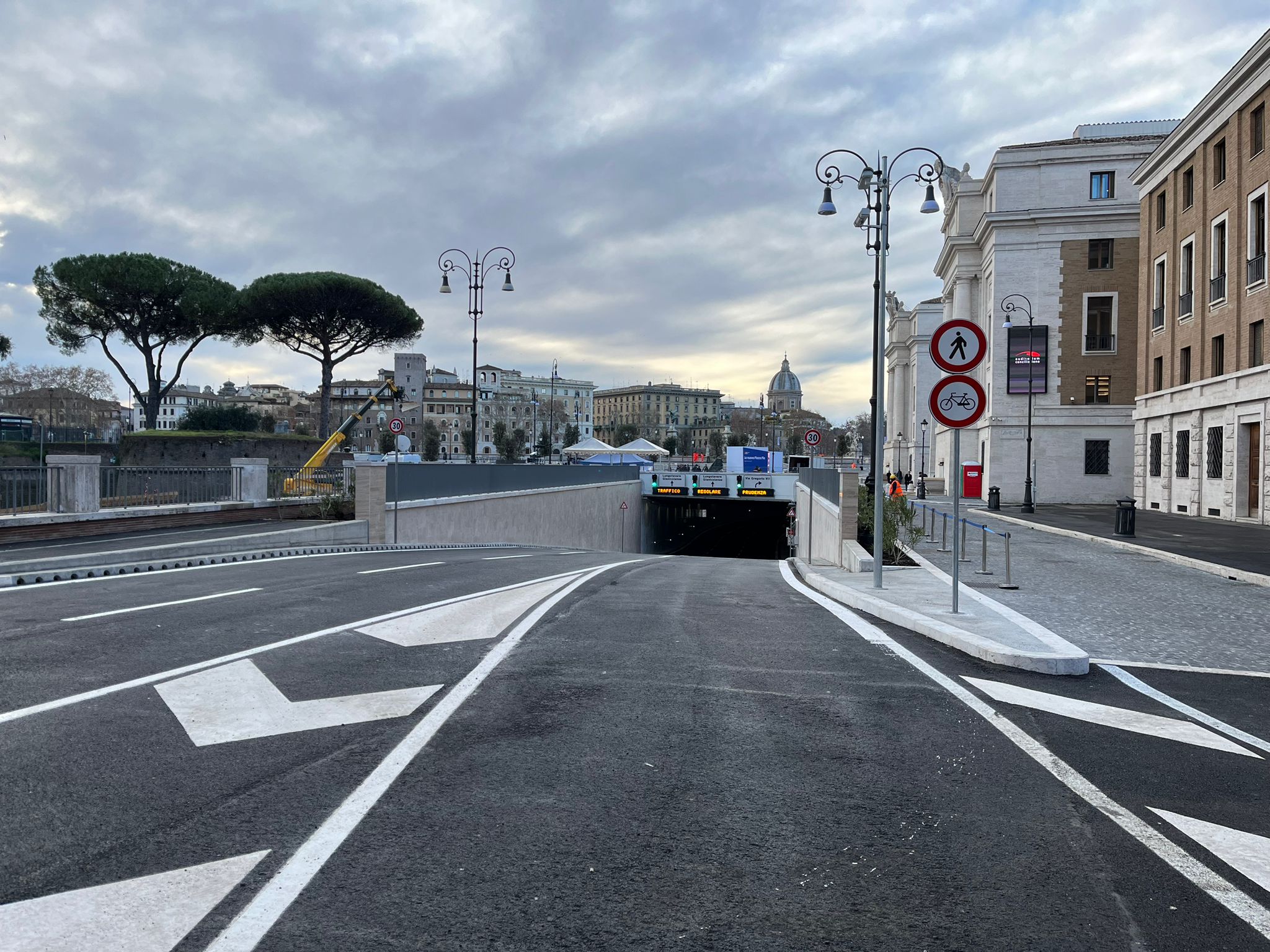 Giubileo 2025, inaugurata Piazza Pia con il nuovo sottopasso: cosa cambia