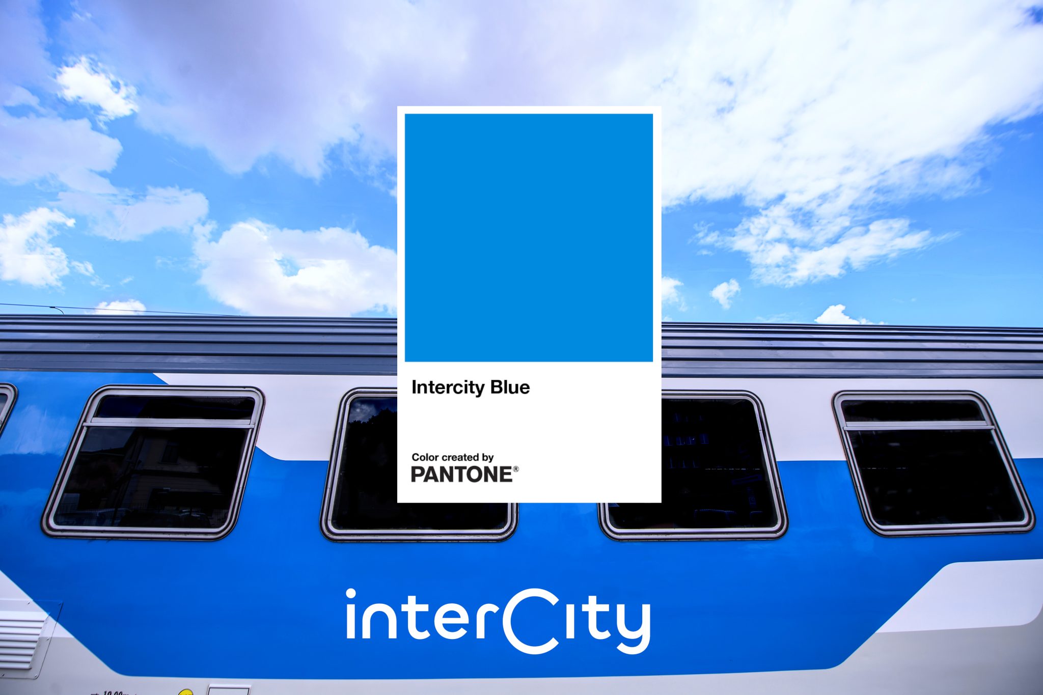 Intercity Trenitalia e Pantone presentano Intercity Blue