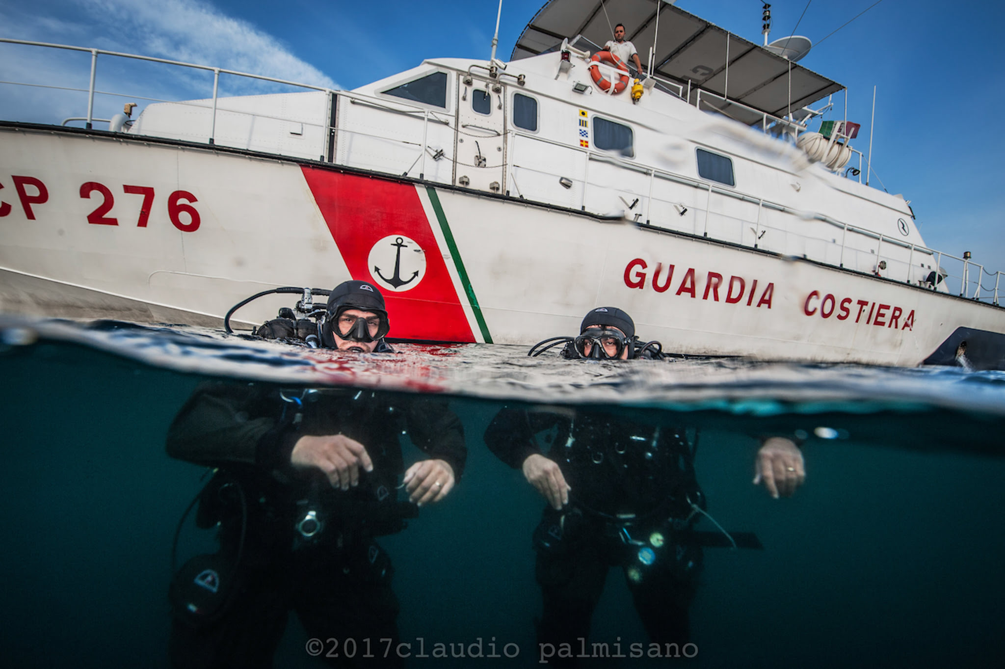 I motori Scania V8 equipaggiano la motovedetta CP 335 della Guardia Costiera